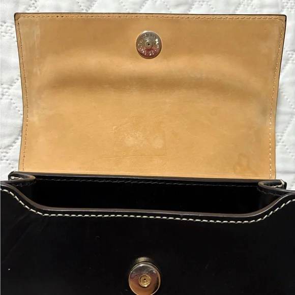 Dooney and Bourke Saffiano Black Leather Backpack - Picture 14 of 16